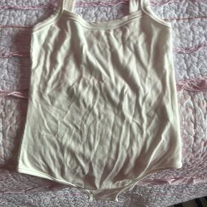 White SHEIN Bodysuit